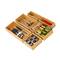 Mind Reader 7-Piece Bamboo Drawer Organizer Set, Brown